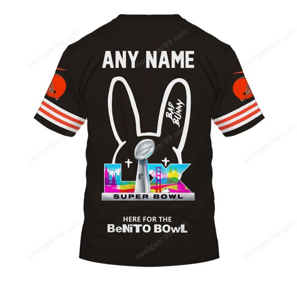 Cleveland Browns x Bad Bunny Super Bowl 2026 Limited Edition NFL Jeresey - Image 5