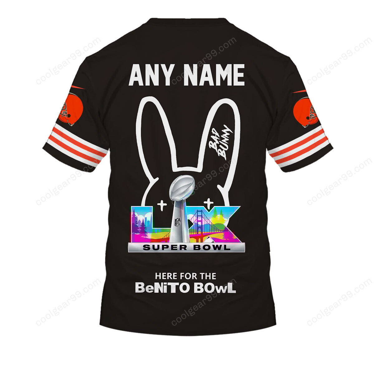 Cleveland Browns x Bad Bunny Super Bowl 2026 Limited Edition NFL Jeresey - Image 5