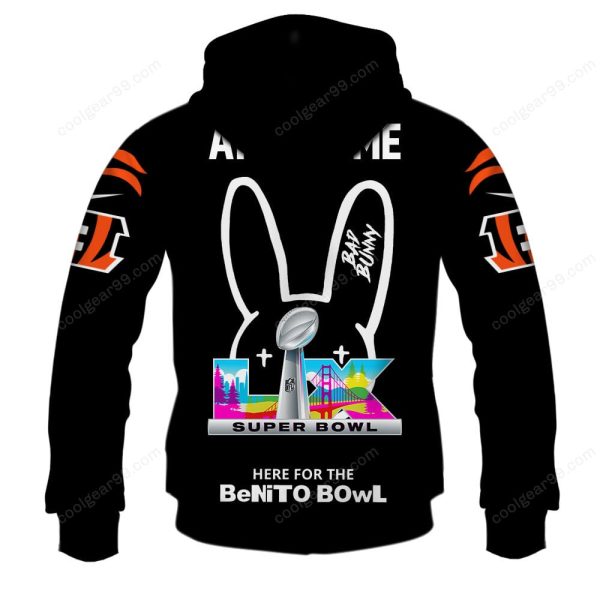 Cincinnati Bengals x Bad Bunny Super Bowl 2026 Limited Edition NFL Jeresey - Image 3