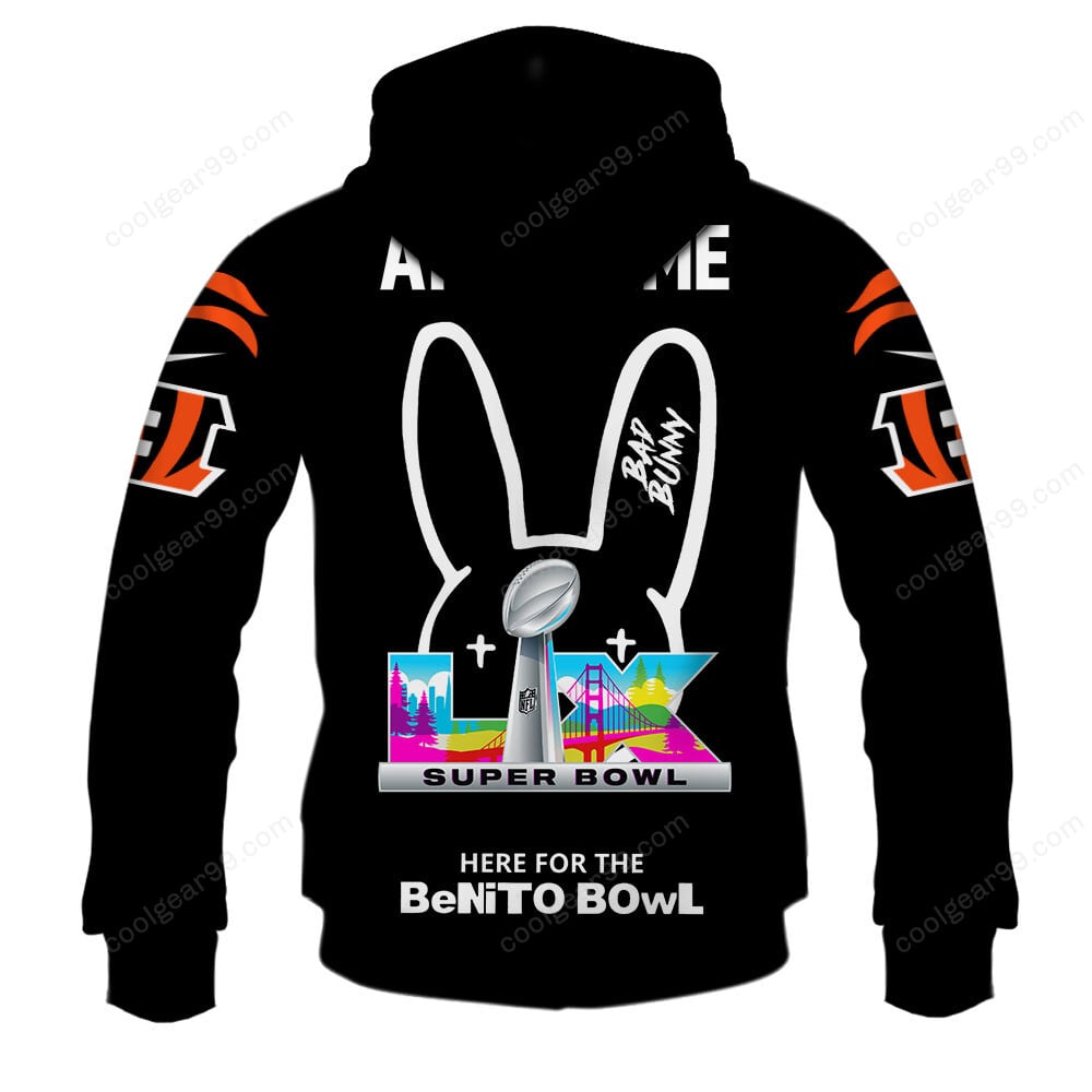 Cincinnati Bengals x Bad Bunny Super Bowl 2026 Limited Edition NFL Jeresey - Image 3