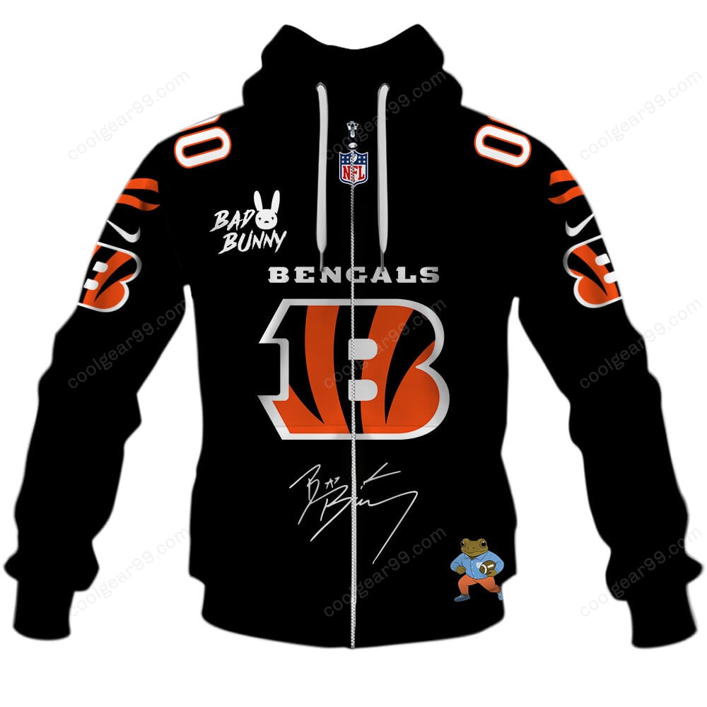 Cincinnati Bengals x Bad Bunny Super Bowl 2026 Limited Edition NFL Jeresey - Image 2