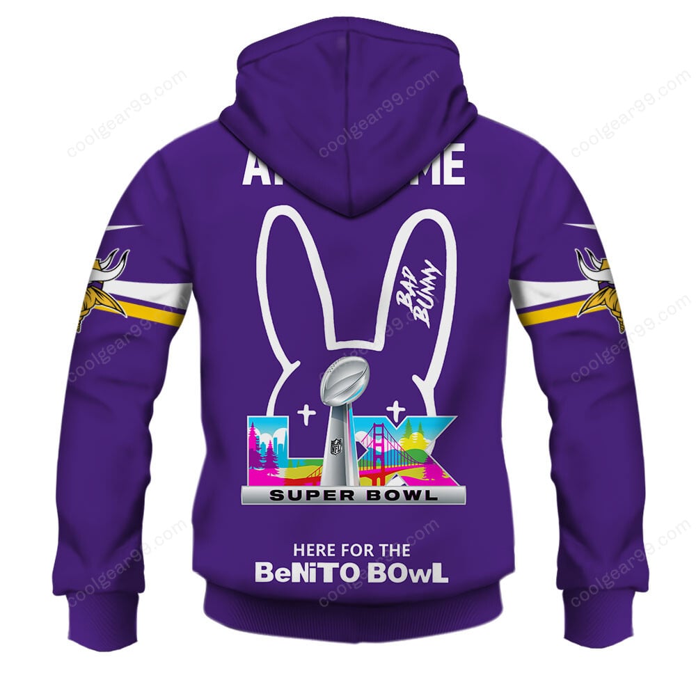 Minnesota Vikings x Bad Bunny Super Bowl 2026 Limited Edition NFL Jeresey - Image 3