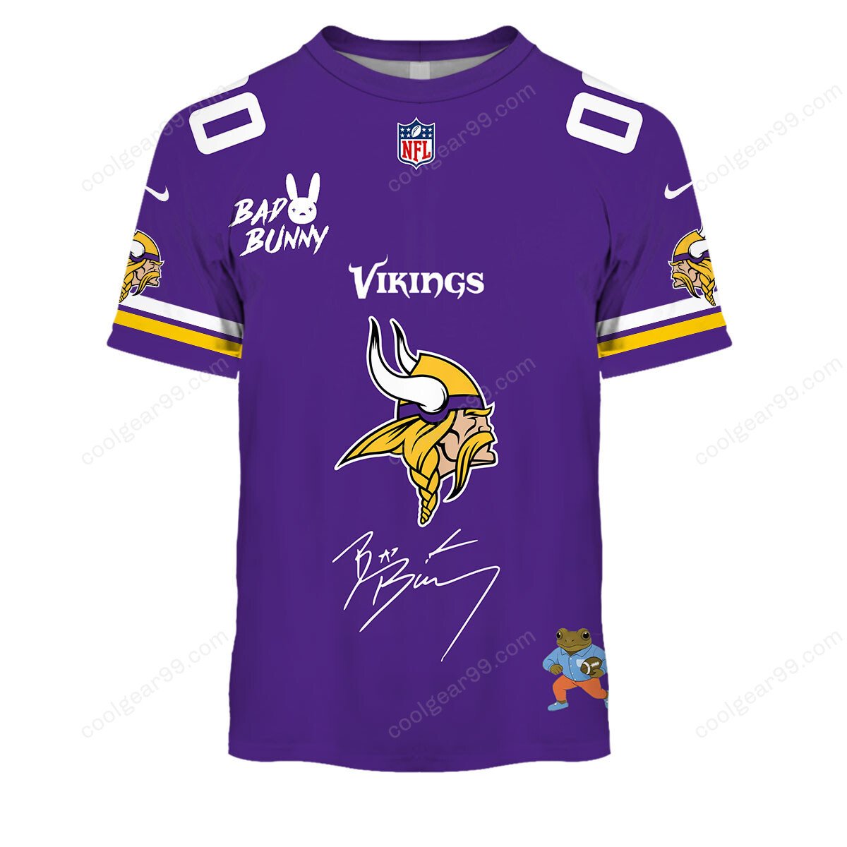 Minnesota Vikings x Bad Bunny Super Bowl 2026 Limited Edition NFL Jeresey - Image 5