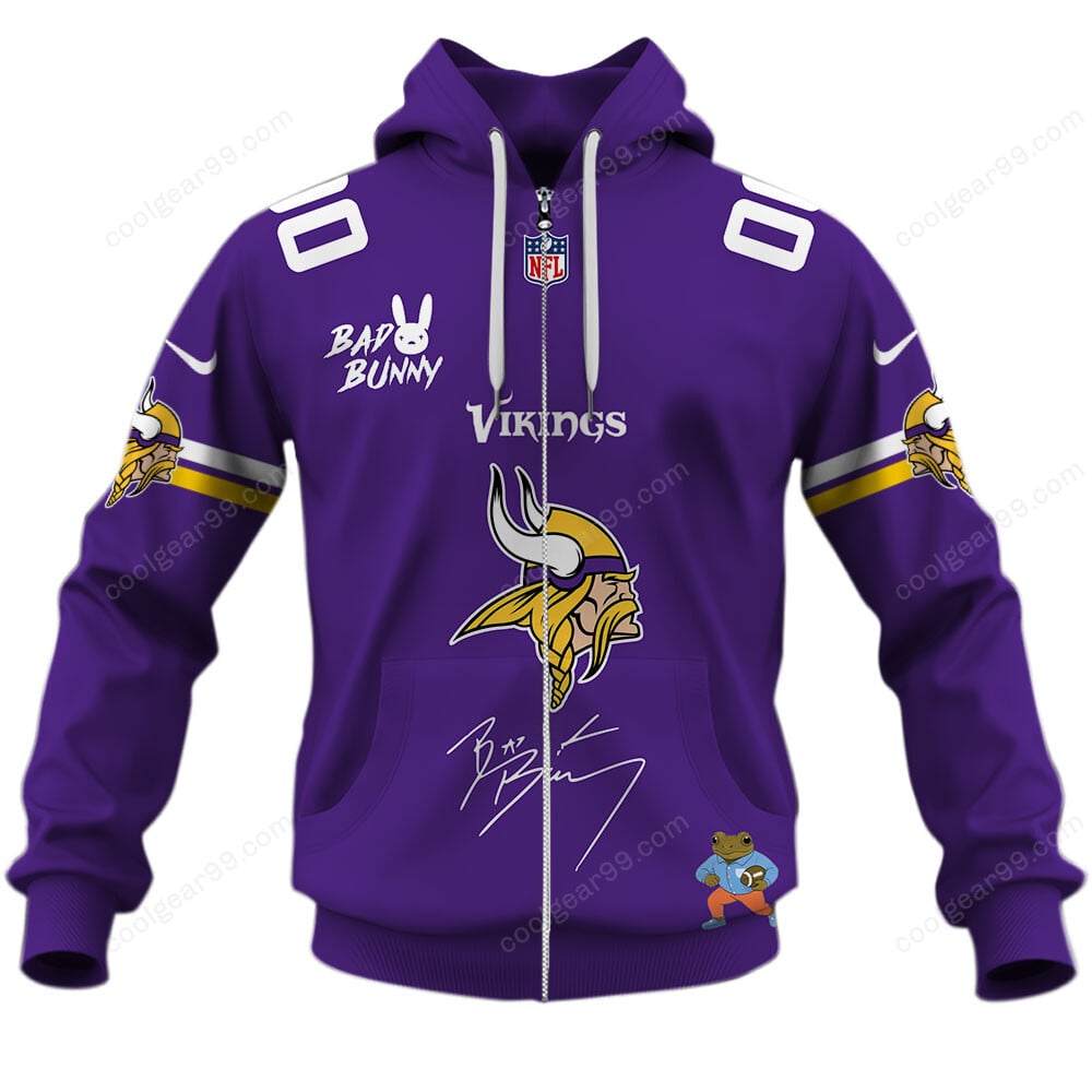 Minnesota Vikings x Bad Bunny Super Bowl 2026 Limited Edition NFL Jeresey - Image 2