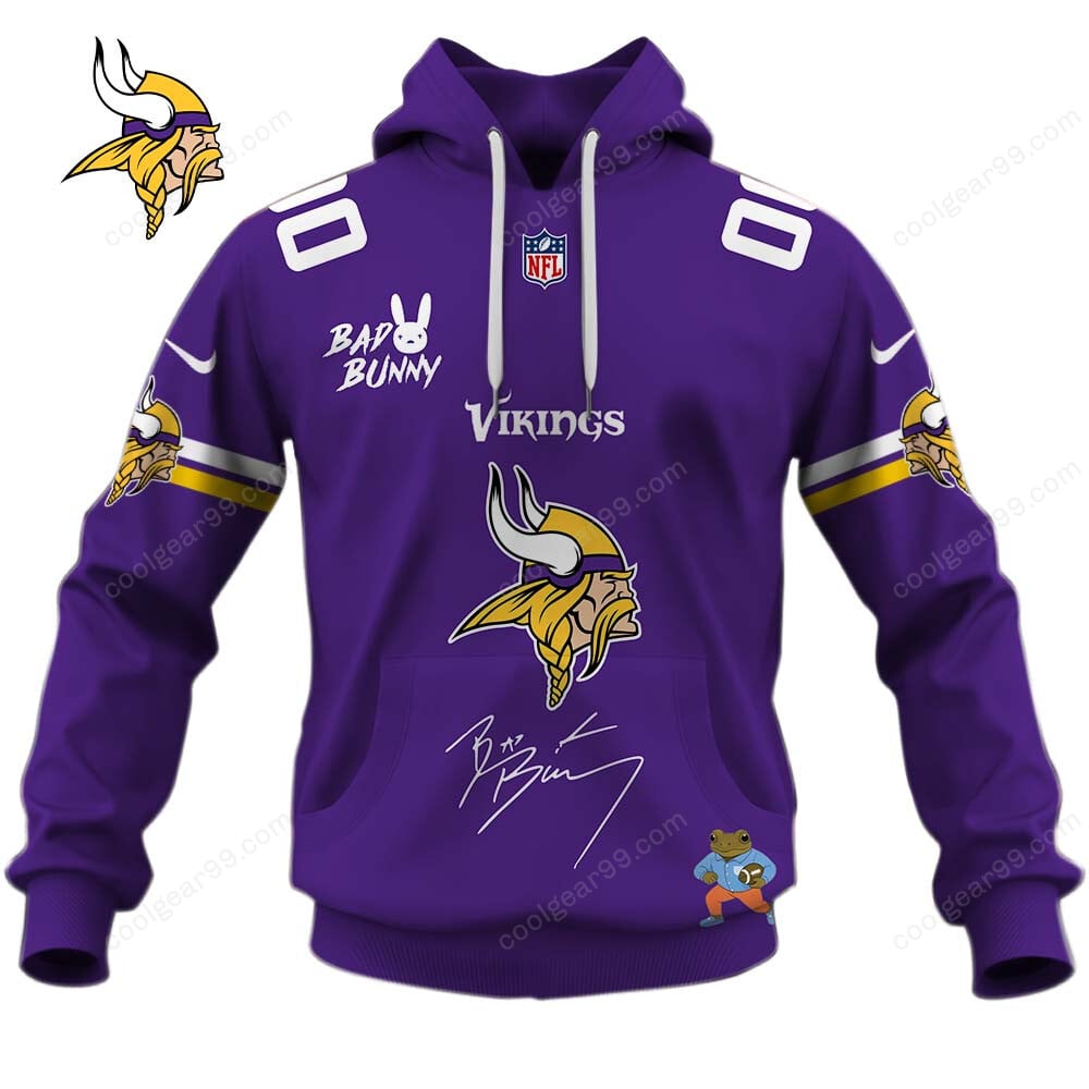 Minnesota Vikings x Bad Bunny Super Bowl 2026 Limited Edition NFL Jeresey