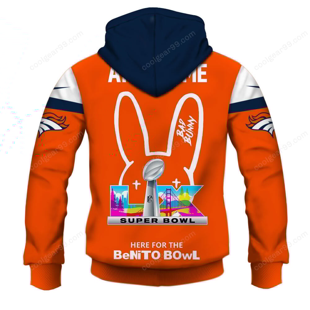 Denver Broncos x Bad Bunny Super Bowl 2026 Limited Edition NFL Jeresey - Image 3