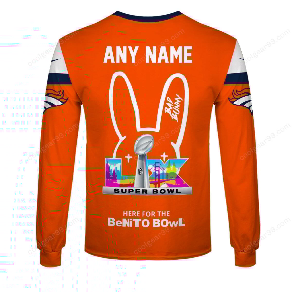 Denver Broncos x Bad Bunny Super Bowl 2026 Limited Edition NFL Jeresey - Image 7