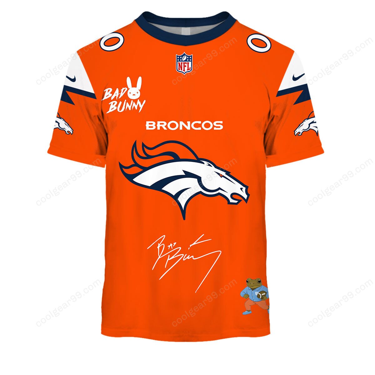 Denver Broncos x Bad Bunny Super Bowl 2026 Limited Edition NFL Jeresey - Image 4