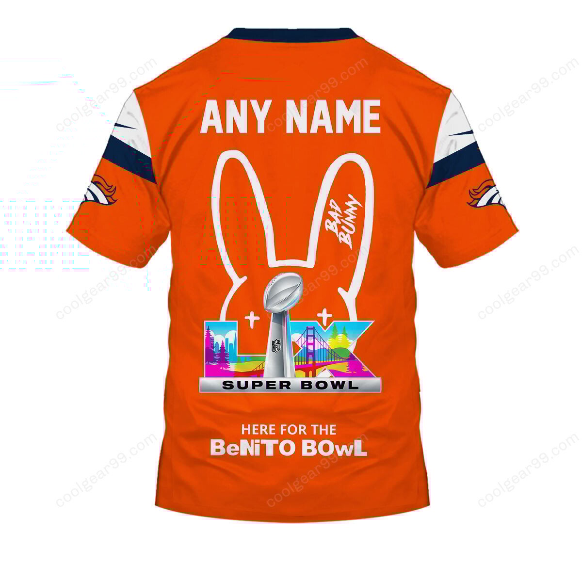 Denver Broncos x Bad Bunny Super Bowl 2026 Limited Edition NFL Jeresey - Image 5