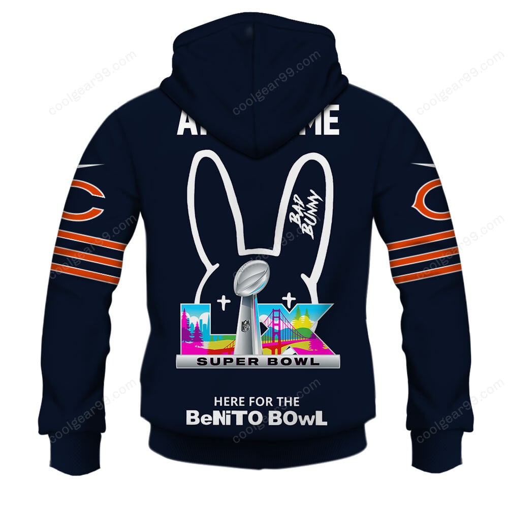 Chicago Bears x Bad Bunny Super Bowl 2026 Limited Edition NFL Jeresey - Image 3