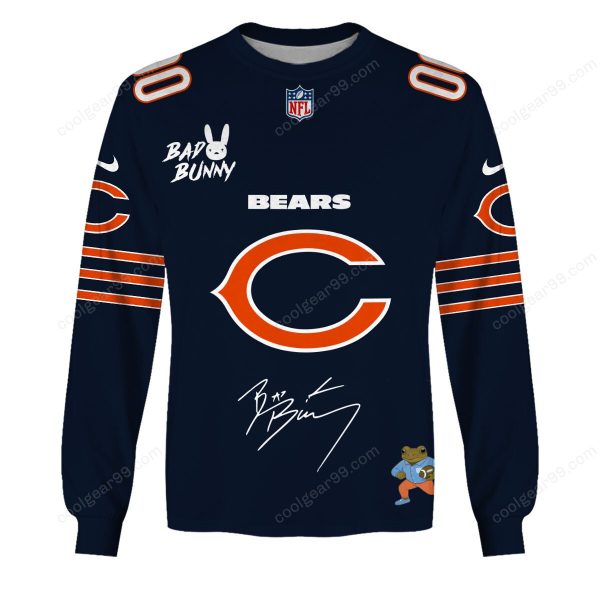 Chicago Bears x Bad Bunny Super Bowl 2026 Limited Edition NFL Jeresey - Image 6