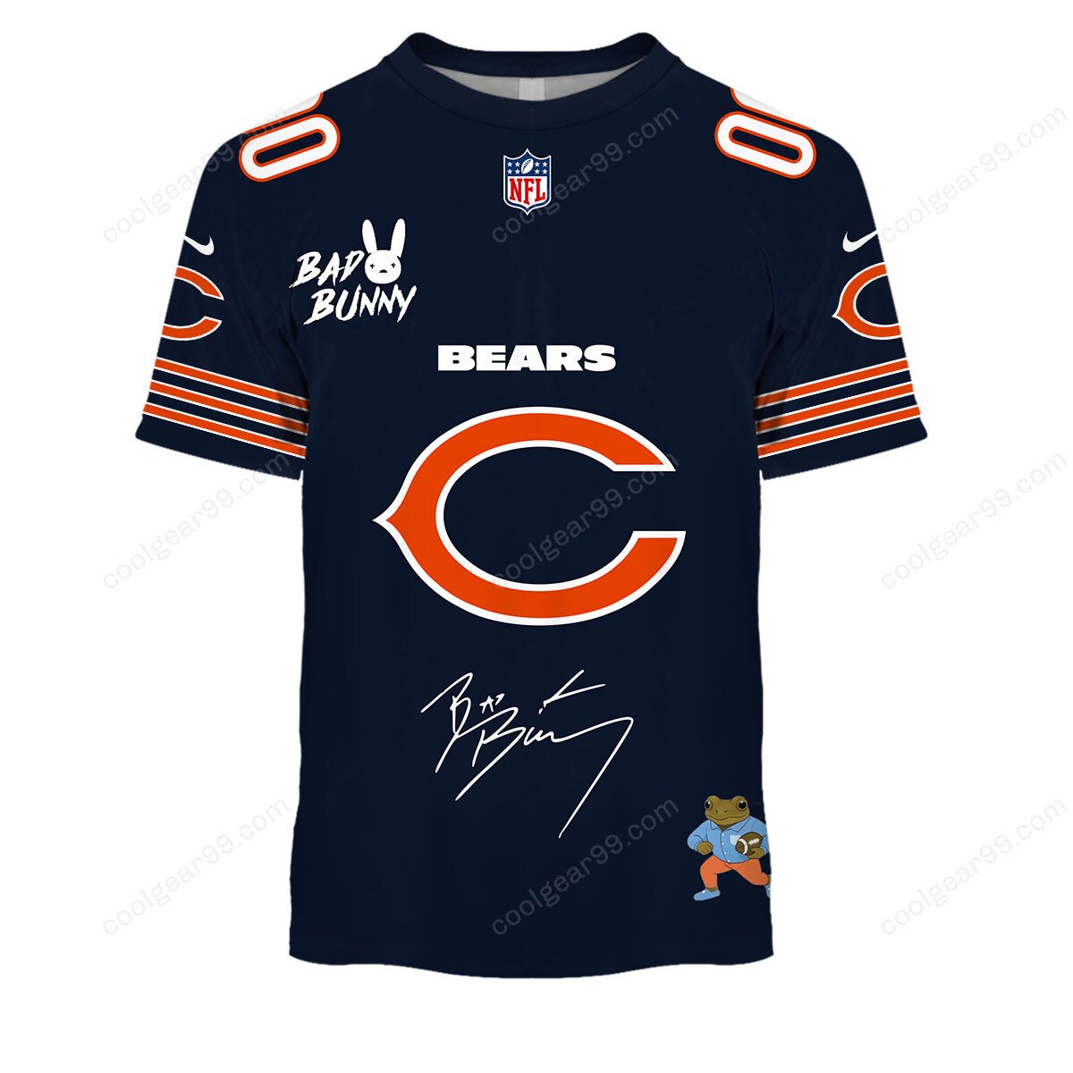 Chicago Bears x Bad Bunny Super Bowl 2026 Limited Edition NFL Jeresey - Image 4