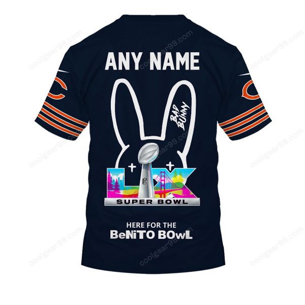 Chicago Bears x Bad Bunny Super Bowl 2026 Limited Edition NFL Jeresey - Image 5