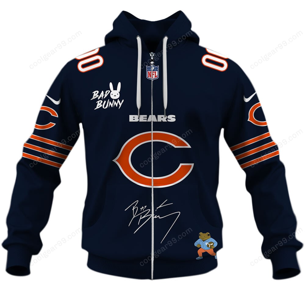 Chicago Bears x Bad Bunny Super Bowl 2026 Limited Edition NFL Jeresey - Image 2