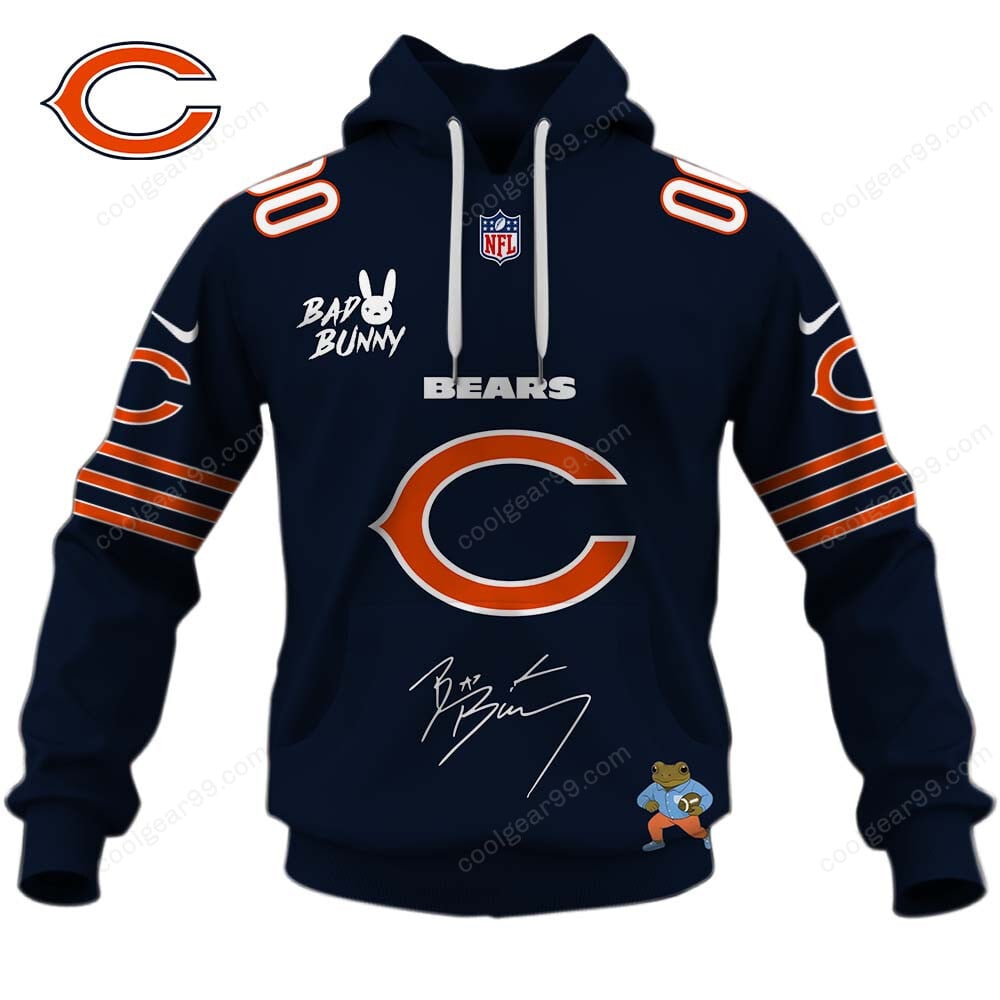 Chicago Bears x Bad Bunny Super Bowl 2026 Limited Edition NFL Jeresey