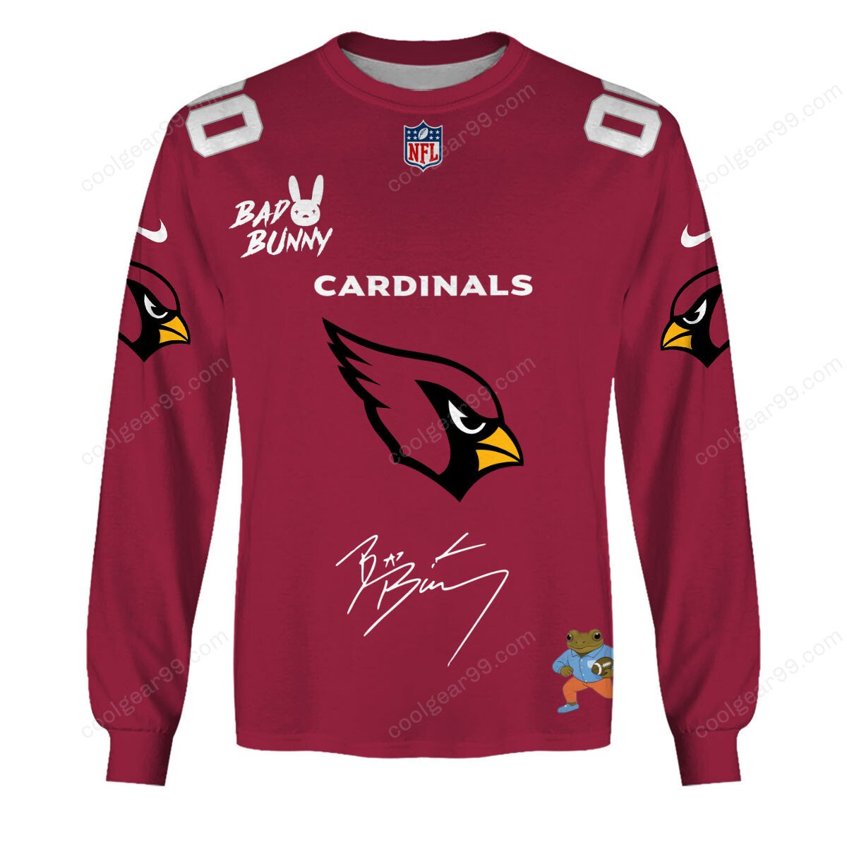 Arizona Cardinals x Bad Bunny Super Bowl 2026 Limited Edition NFL Jeresey - Image 6
