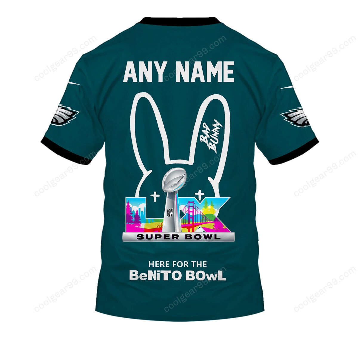 Philadelphia Eagles x Bad Bunny Super Bowl 2026 Limited Edition NFL Jeresey - Image 5
