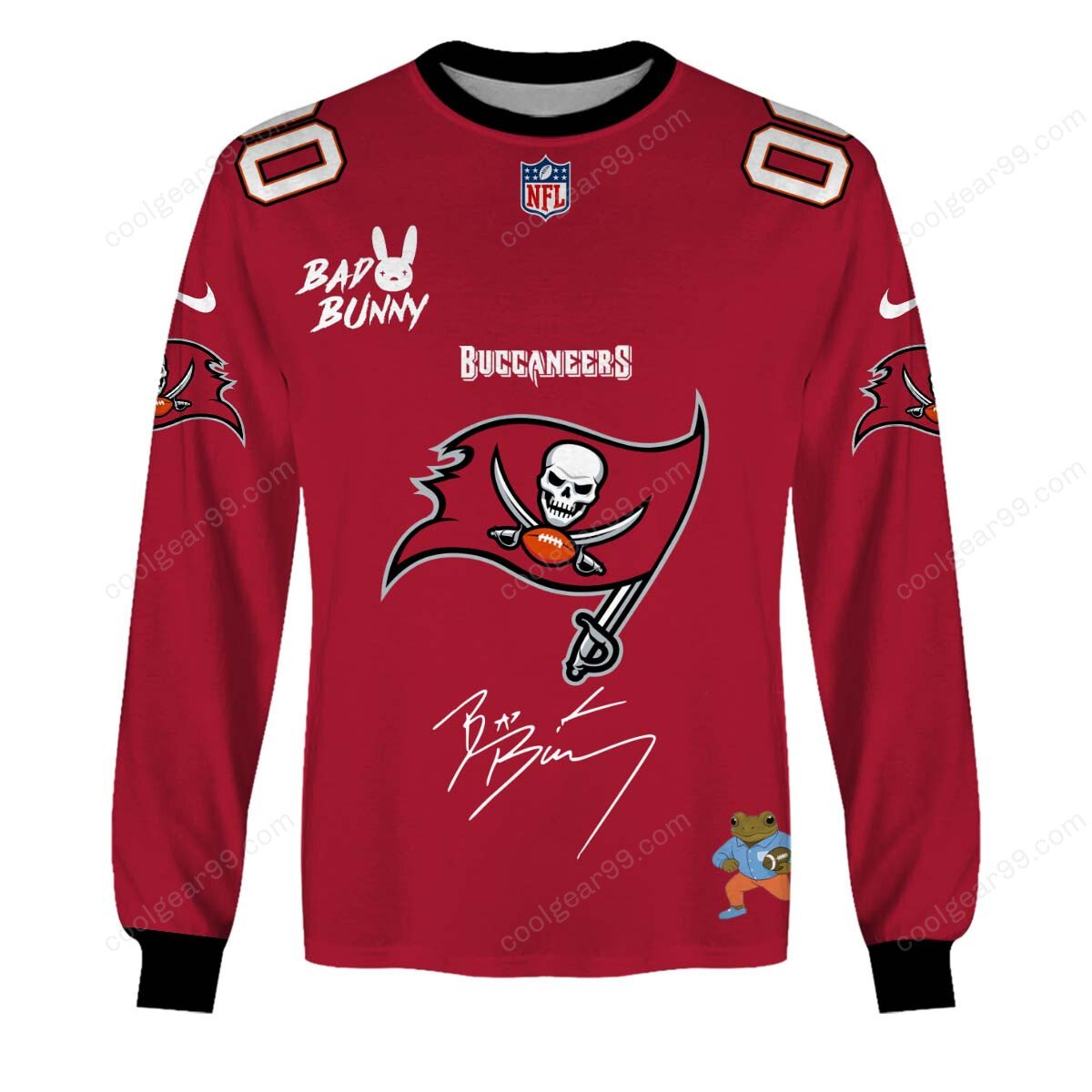 Tampa Bay Buccaneers x Bad Bunny Super Bowl 2026 Limited Edition NFL Jeresey - Image 6