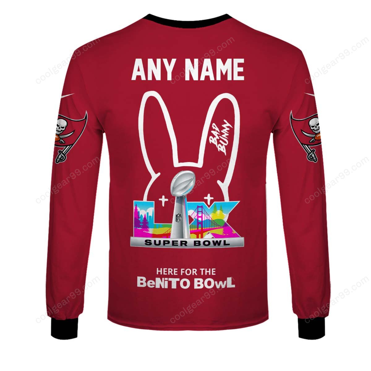 Tampa Bay Buccaneers x Bad Bunny Super Bowl 2026 Limited Edition NFL Jeresey - Image 7