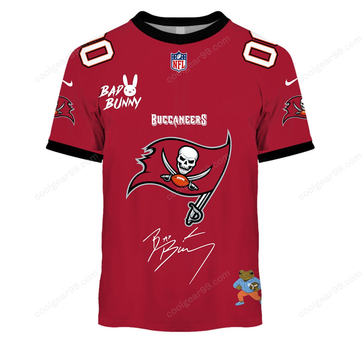 Tampa Bay Buccaneers x Bad Bunny Super Bowl 2026 Limited Edition NFL Jeresey - Image 4