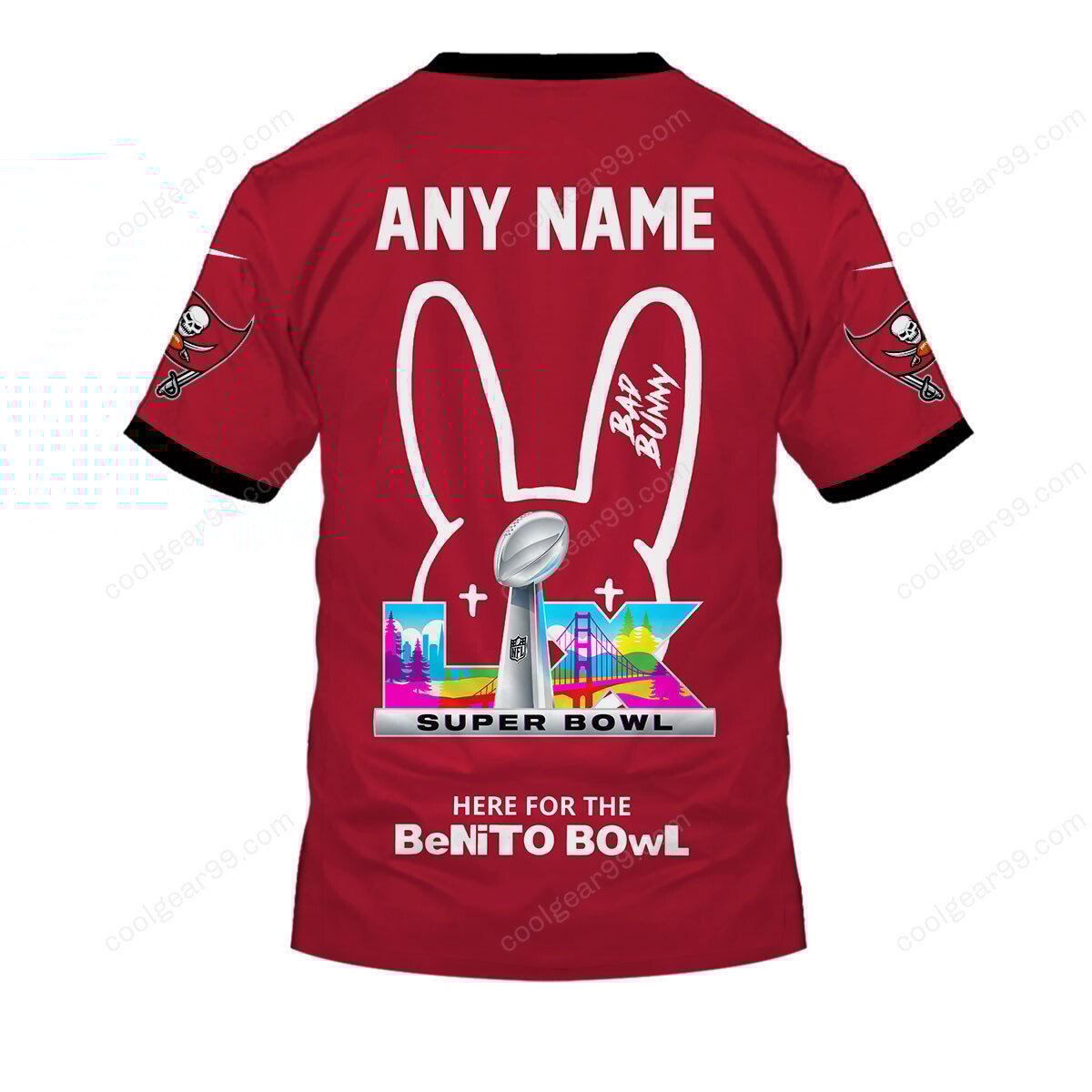 Tampa Bay Buccaneers x Bad Bunny Super Bowl 2026 Limited Edition NFL Jeresey - Image 5