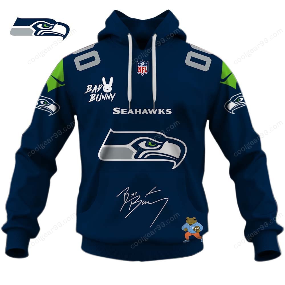 Seattle Seahawks x Bad Bunny Super Bowl 2026 Limited Edition NFL Jeresey
