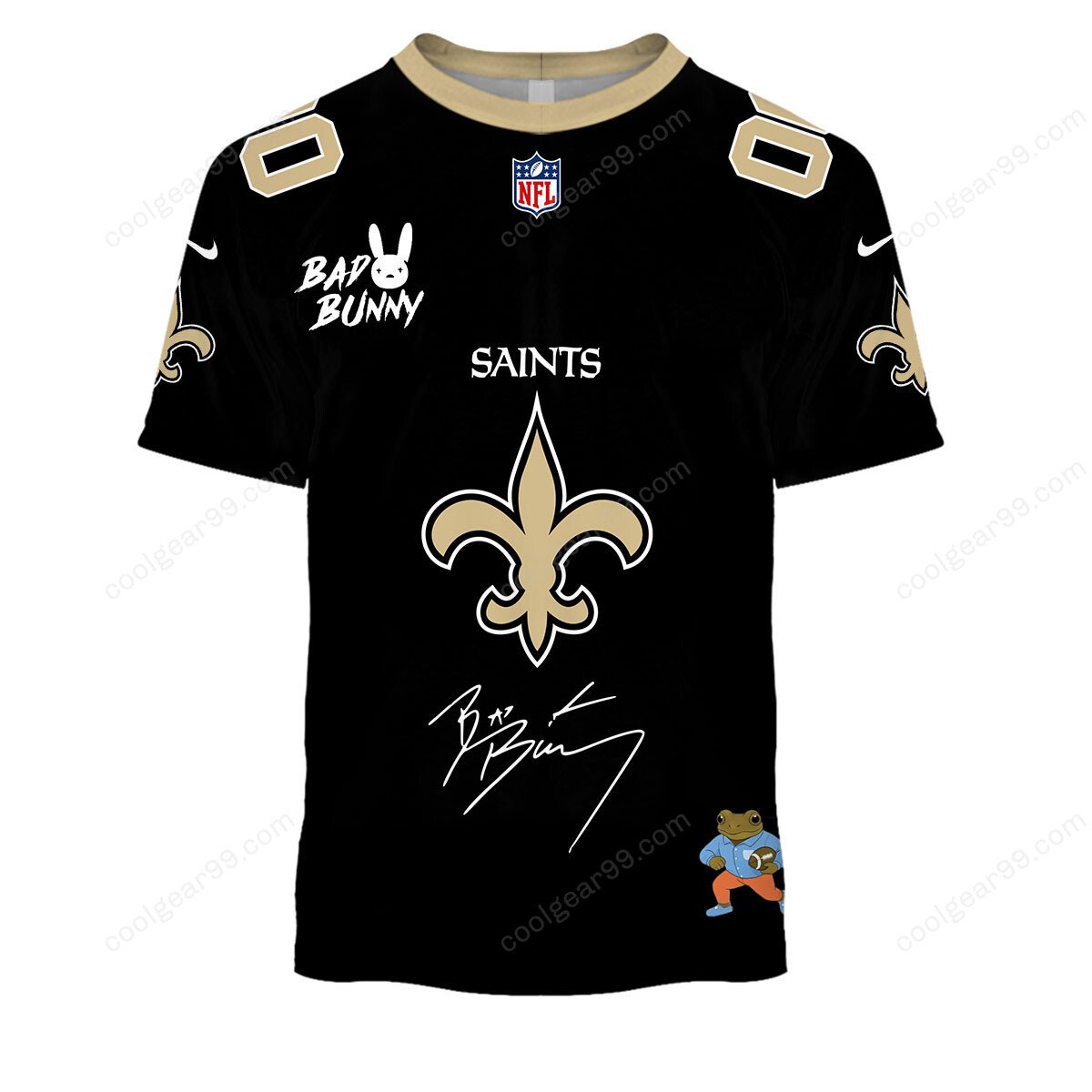 New Orleans Saints x Bad Bunny Super Bowl 2026 Limited Edition NFL Jeresey - Image 4