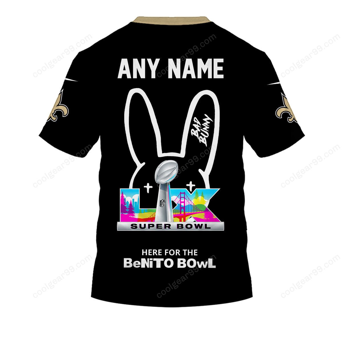 New Orleans Saints x Bad Bunny Super Bowl 2026 Limited Edition NFL Jeresey - Image 5
