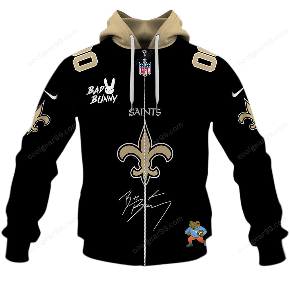 New Orleans Saints x Bad Bunny Super Bowl 2026 Limited Edition NFL Jeresey - Image 2