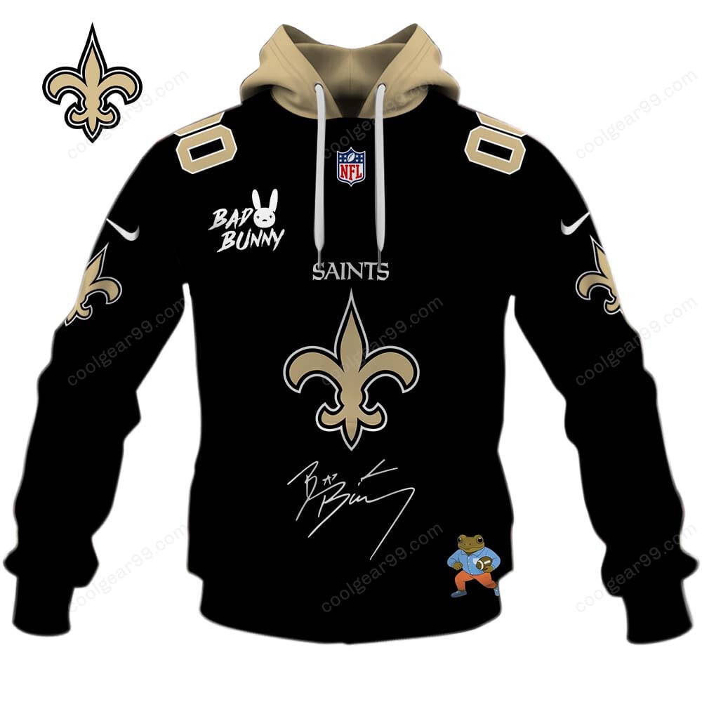 New Orleans Saints x Bad Bunny Super Bowl 2026 Limited Edition NFL Jeresey