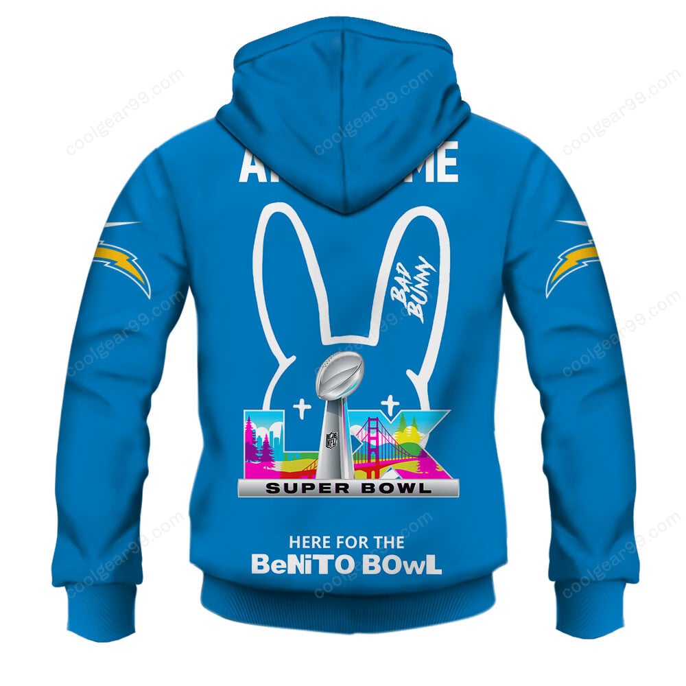 Los Angeles Chargers x Bad Bunny Super Bowl 2026 Limited Edition NFL Jeresey - Image 3