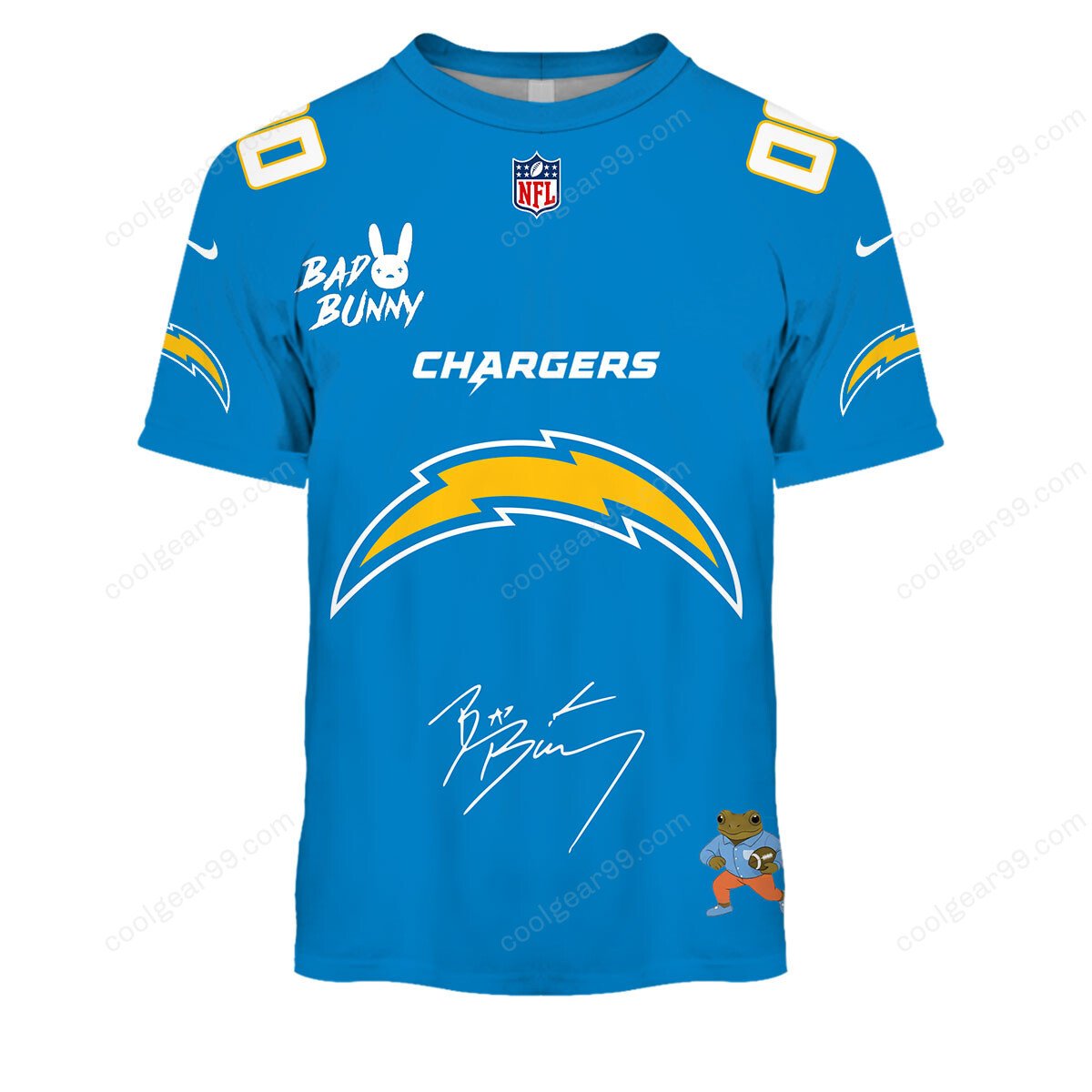 Los Angeles Chargers x Bad Bunny Super Bowl 2026 Limited Edition NFL Jeresey - Image 4