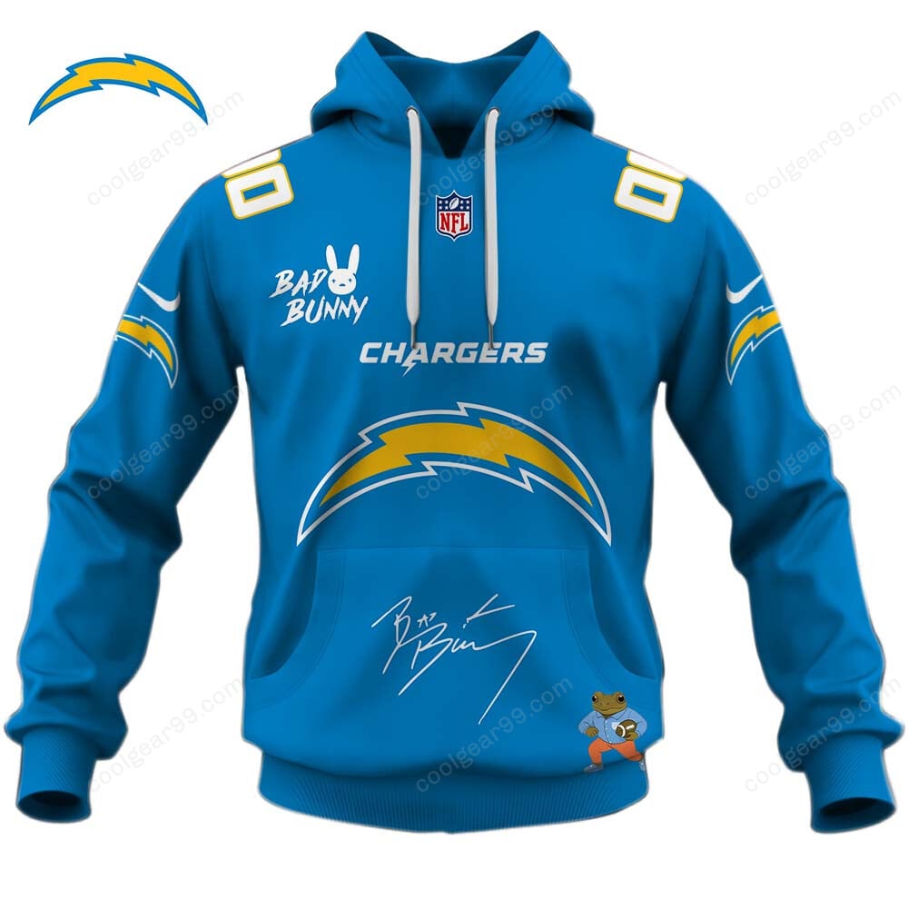 Los Angeles Chargers x Bad Bunny Super Bowl 2026 Limited Edition NFL Jeresey