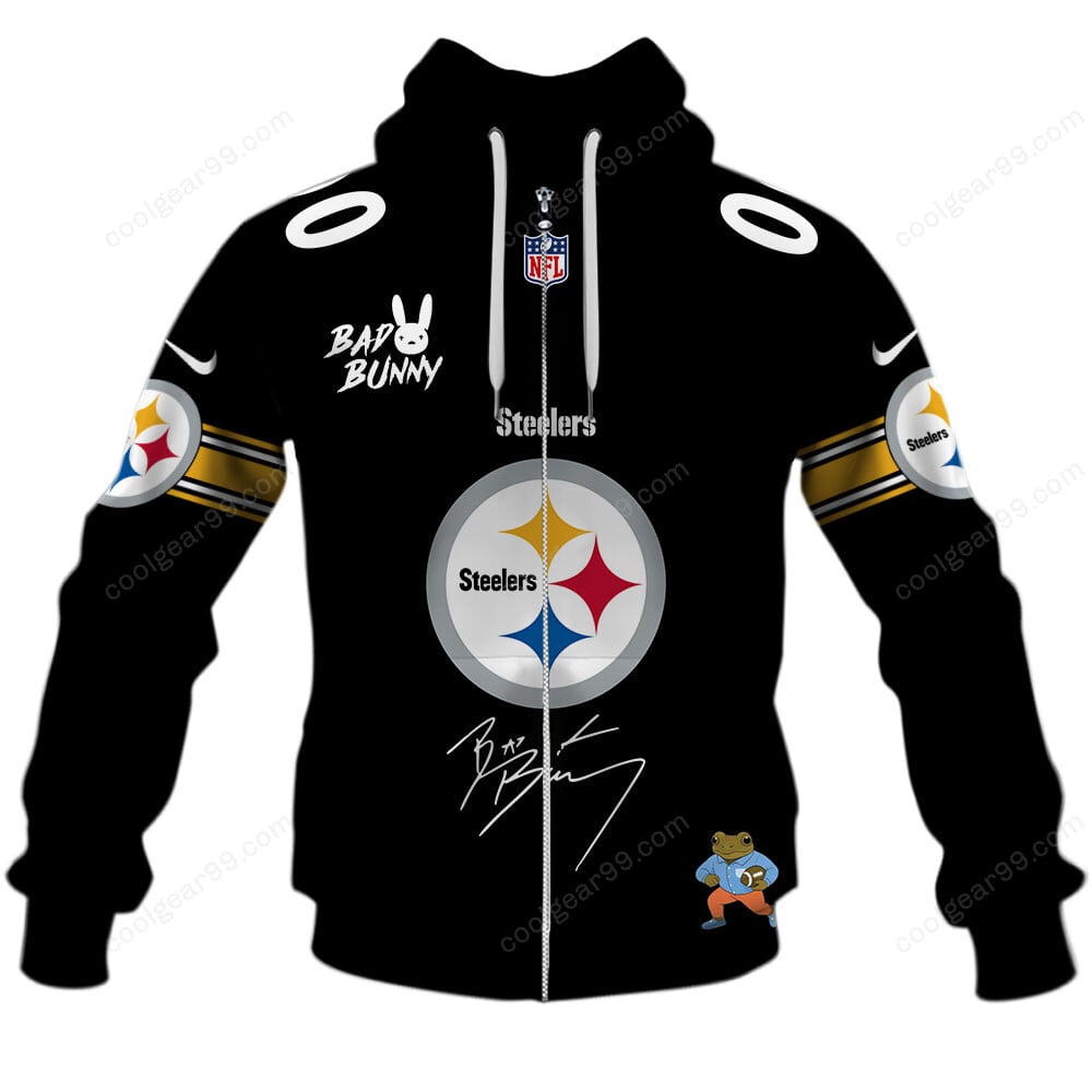 Pittsburgh Steelers x Bad Bunny Super Bowl 2026 Limited Edition NFL Jeresey - Image 2