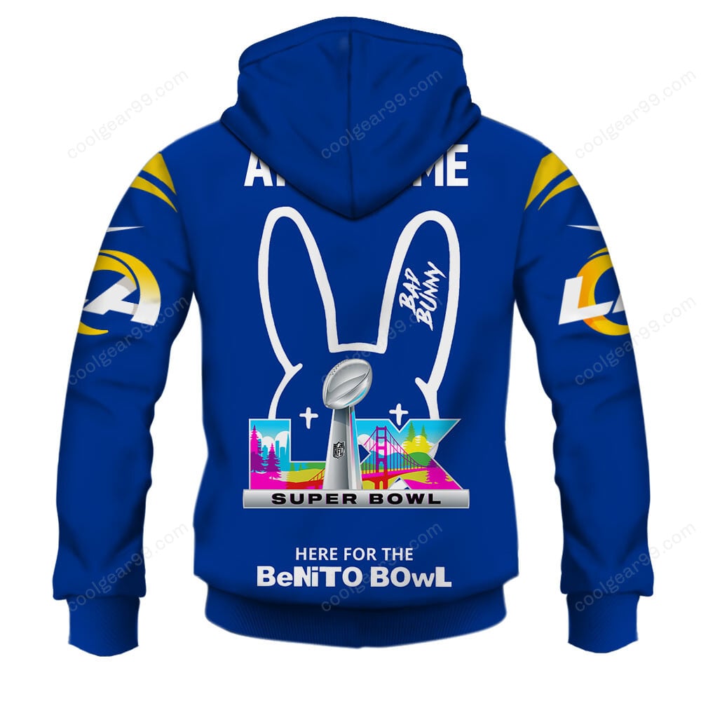 Los Angeles Rams x Bad Bunny Super Bowl 2026 Limited Edition NFL Jeresey - Image 3