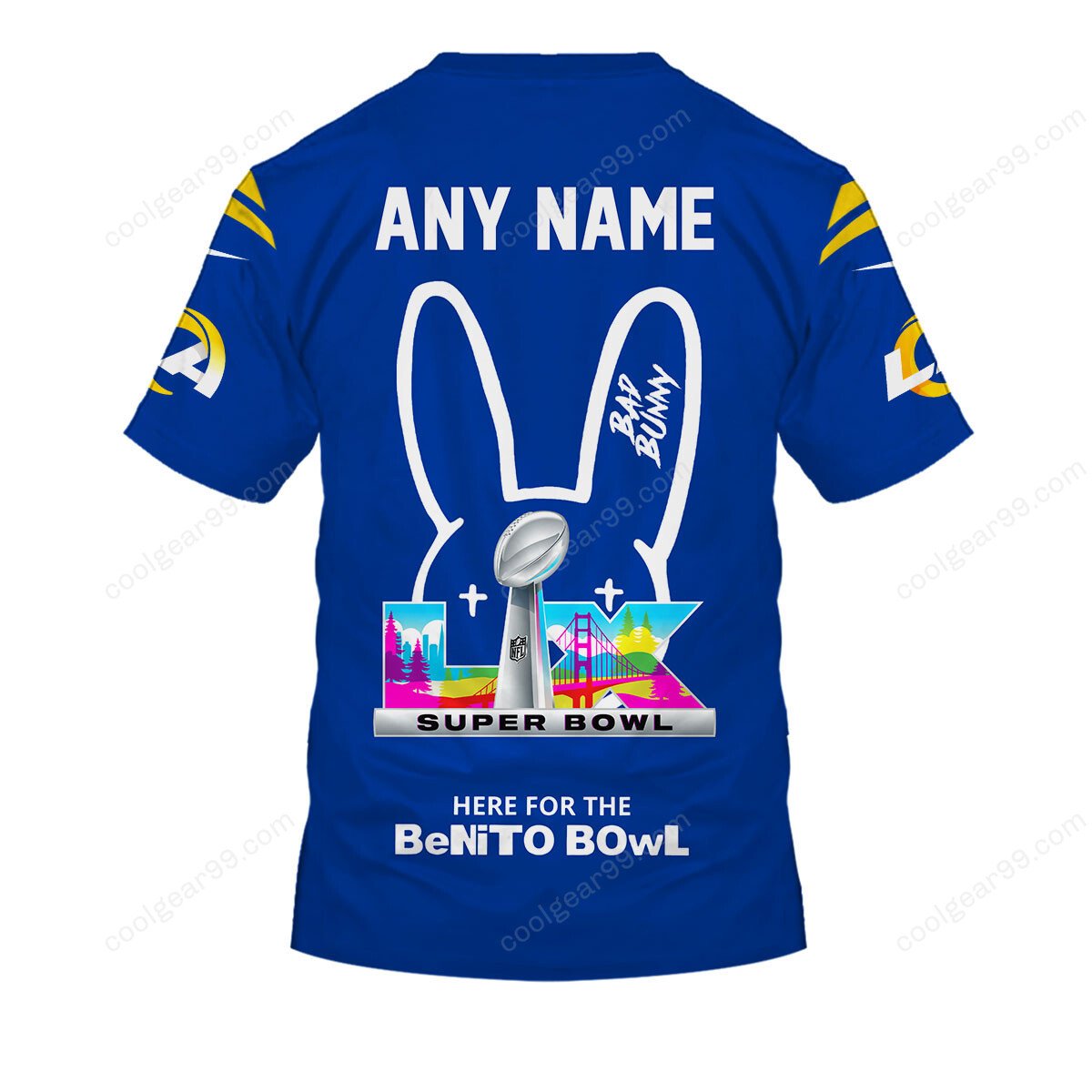Los Angeles Rams x Bad Bunny Super Bowl 2026 Limited Edition NFL Jeresey - Image 5