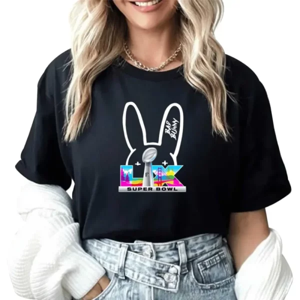 Personalized Bad Bunny Super Bowl LX Halftime Show Gildan TShirt Cotton - Image 4