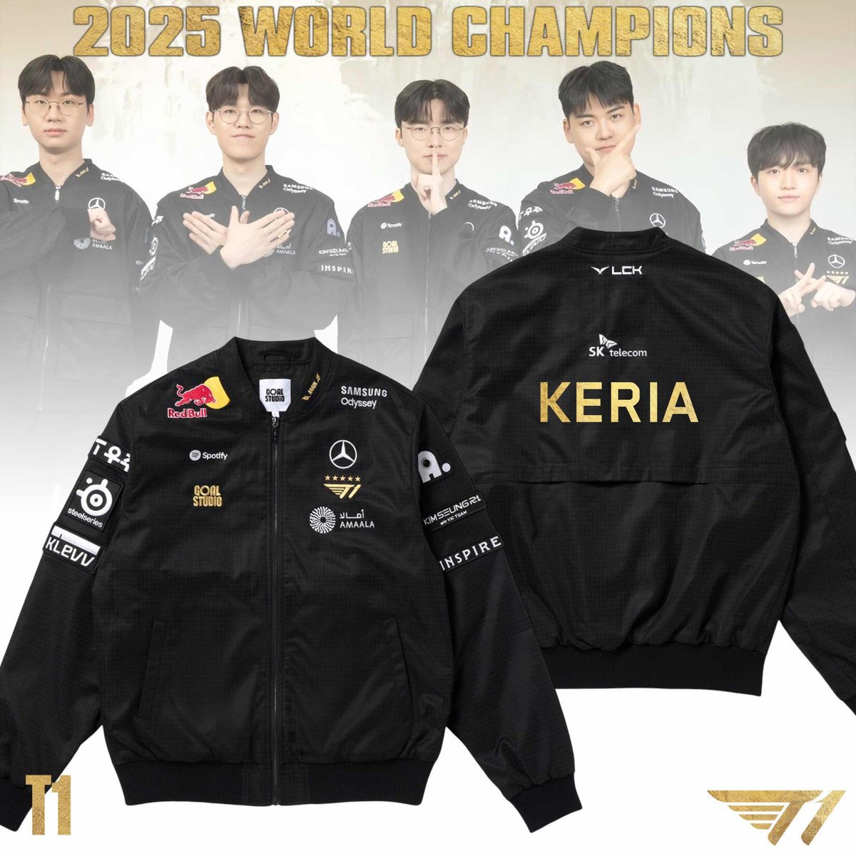 Personalized 2025 T1 Worlds Bomber Jacket - Image 6