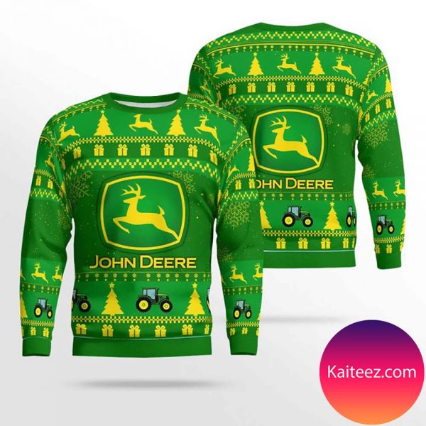 John Deere Ugly Christmas Sweater ST2 2025