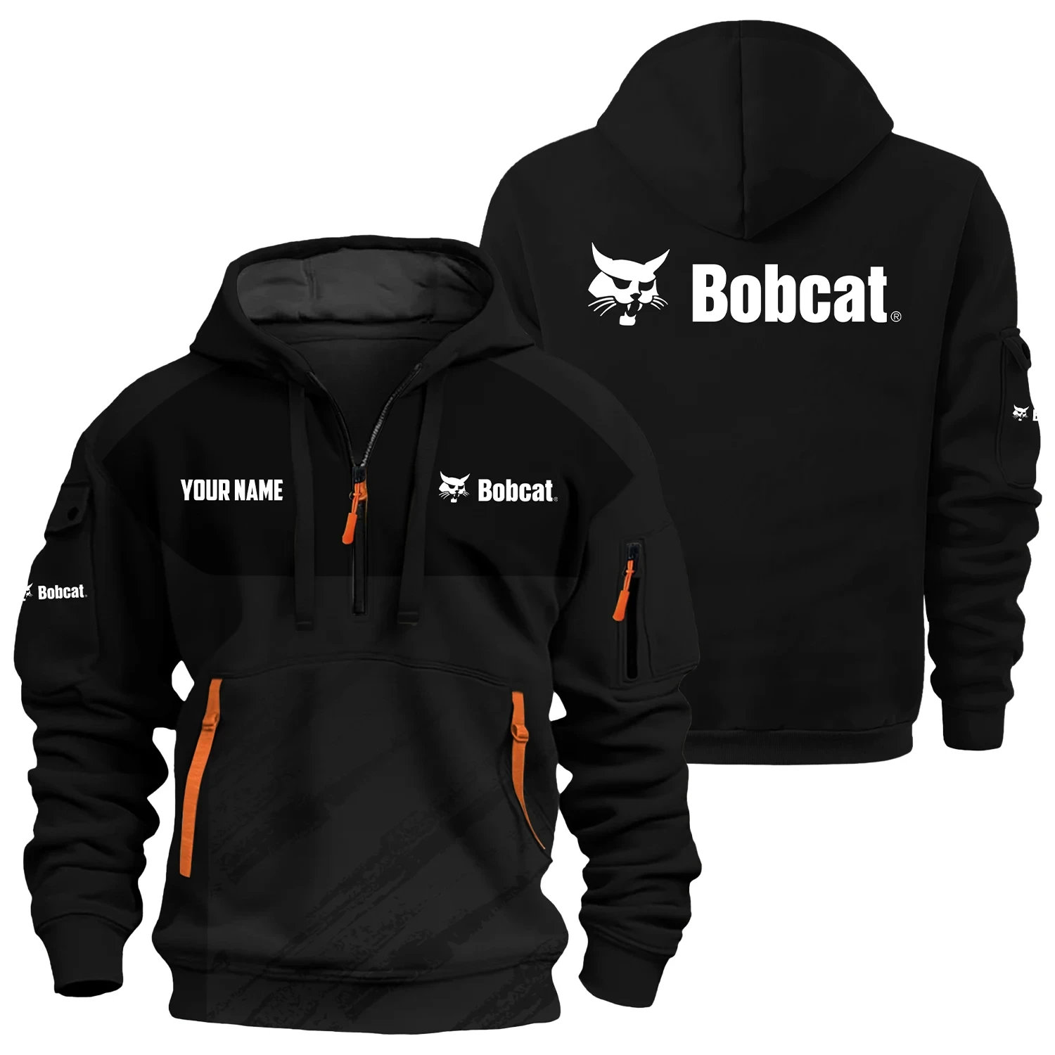Bobcat Exclusive Logo 3D Half-zip Hoodie Multicolor - Image 2