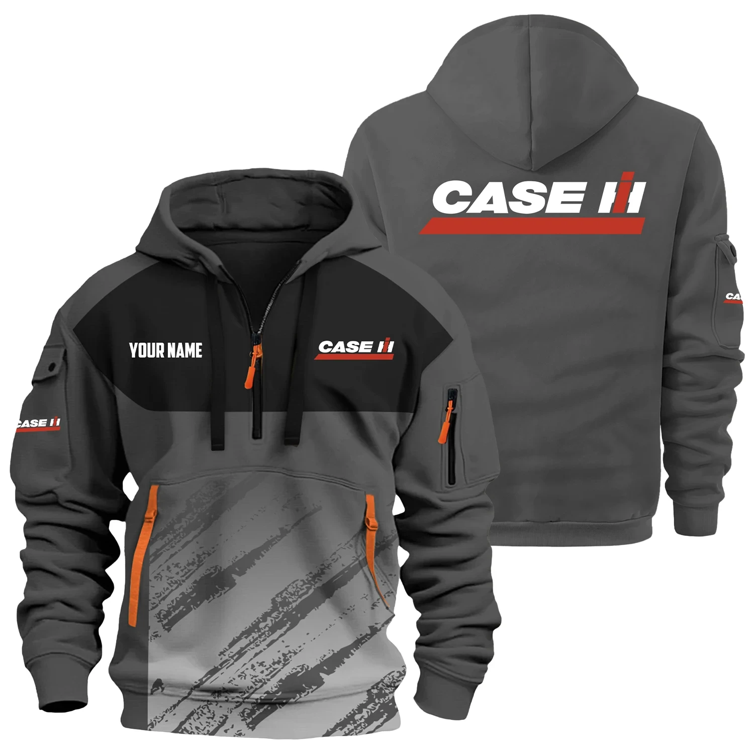 Case IH Exclusive Logo 3D Half-zip Hoodie Multicolor