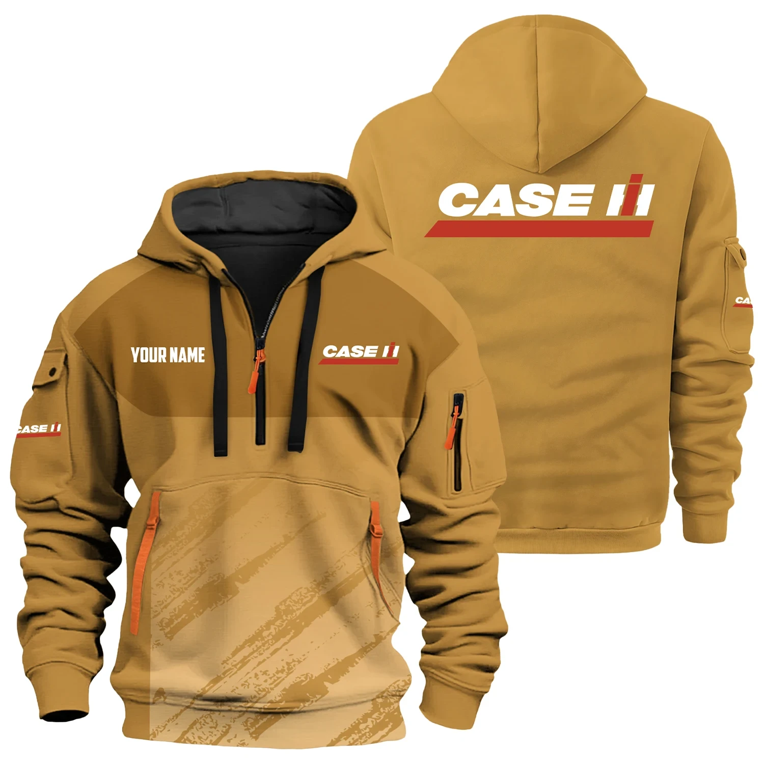Case IH Exclusive Logo 3D Half-zip Hoodie Multicolor - Image 5