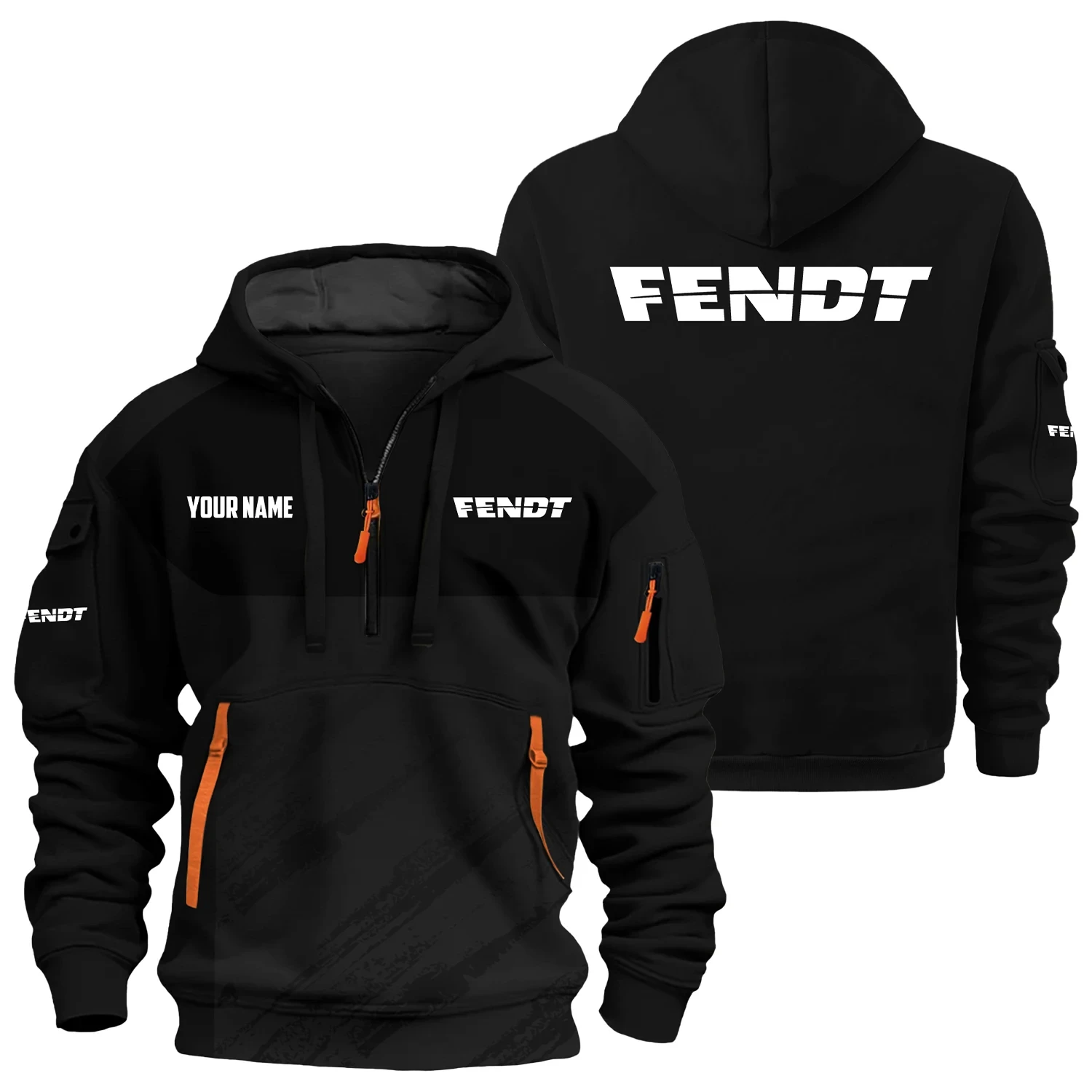Fendt Exclusive Logo 3D Half-zip Hoodie Multicolor - Image 2