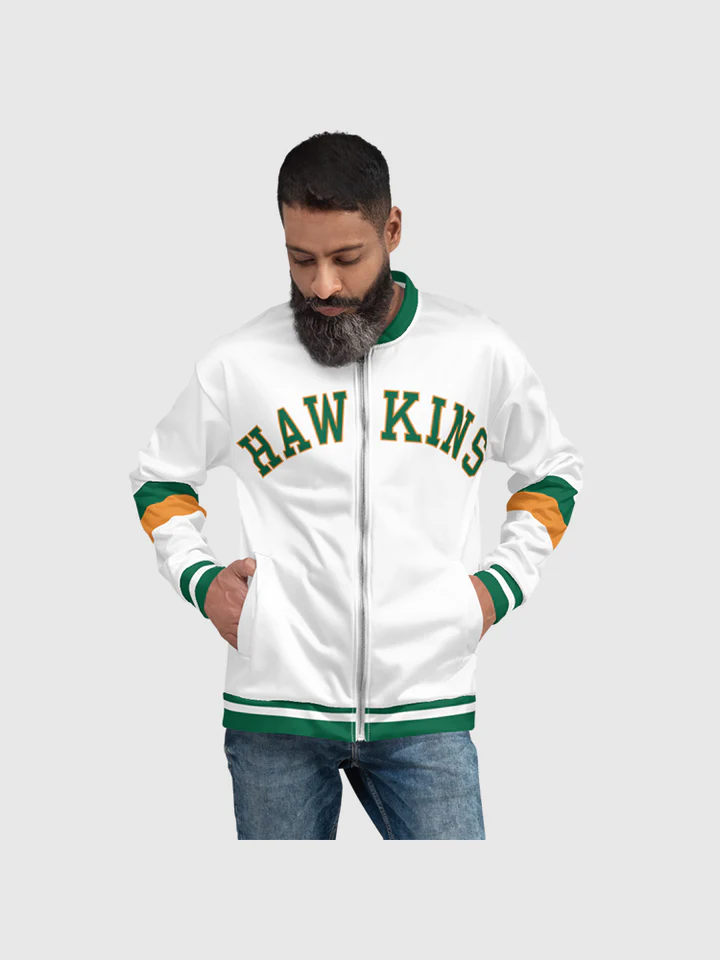 Stranger Things Hawkins High School Varsity Jacket - Image 4