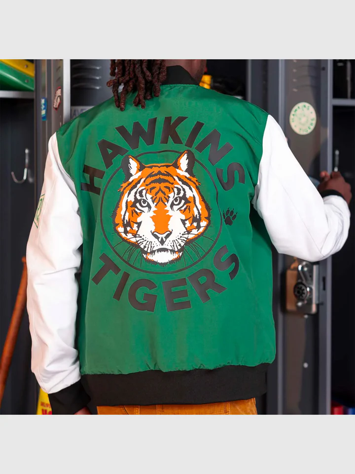 Stranger Things x RSVLTS Hawkins Tigers Reversible Bomber Jacket - Image 4