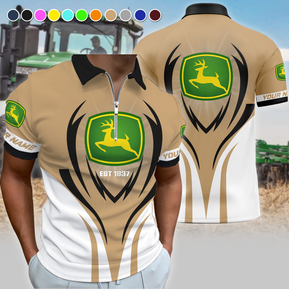 John Deere Polo Shirt NN7293 Custom Name - Image 6