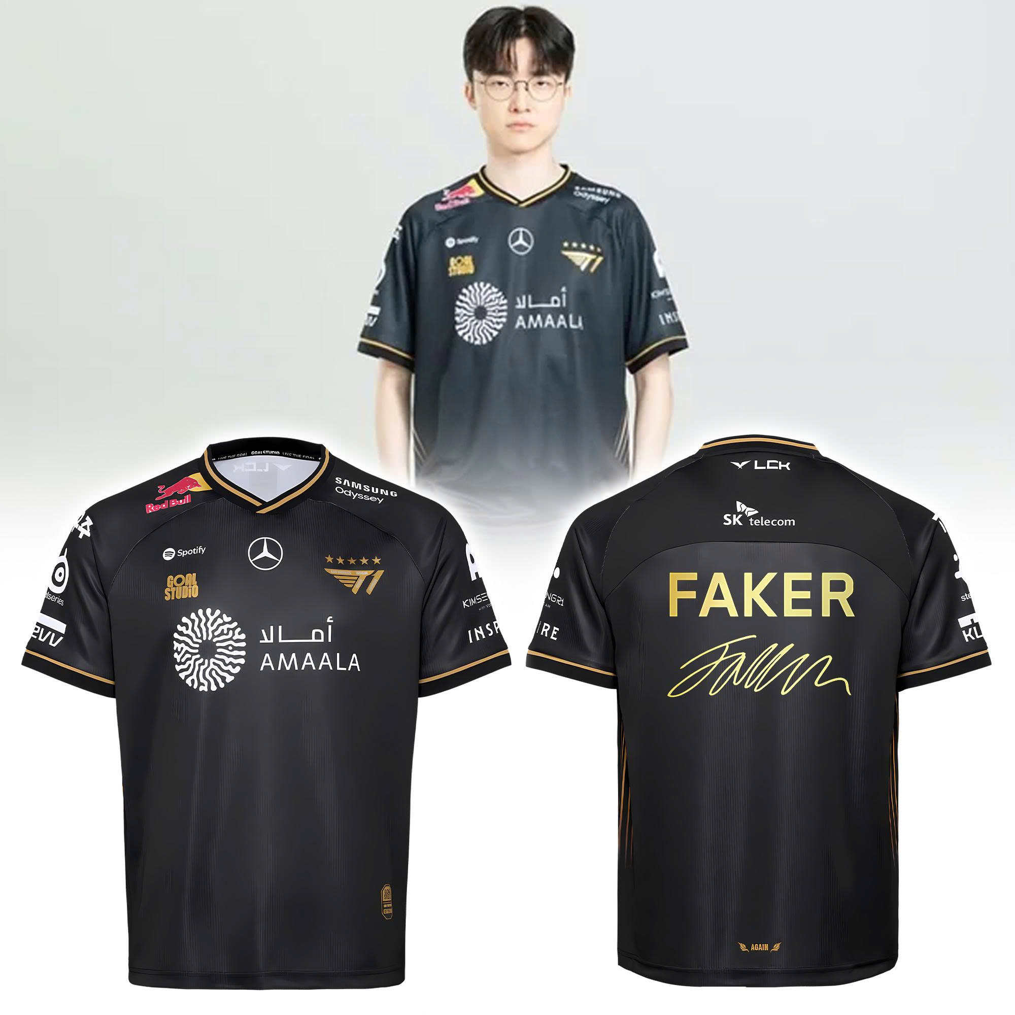 Personalized 2025 T1 Worlds Uniform Jersey Signature