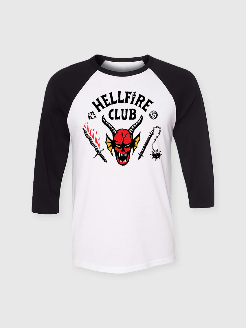 Hellfire Club Raglan Shirt - Image 2