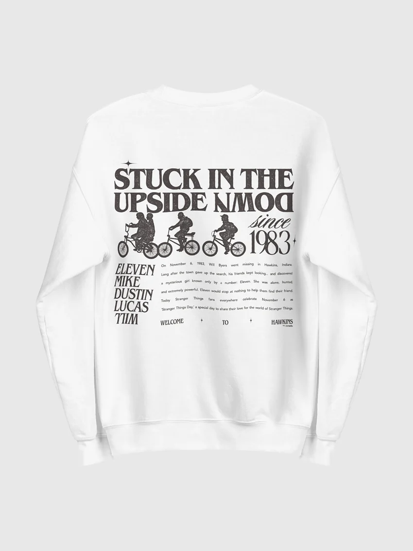 Stranger Things Stuck In The Upside Down Sweatshirt