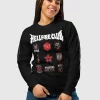Stranger Things Long Sleeve T-Shirt Hellfire Club Badges